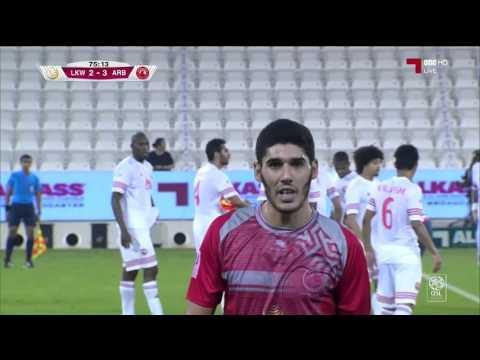 طرد كريم بوضيف لاعب لخويا أمام العربي