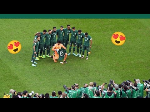 IN PICS! Saudi Arabia Shows Support To Yasser Al-Shahrani Who Undergone Surgery (Saudi Vs Poland) 🇸🇦