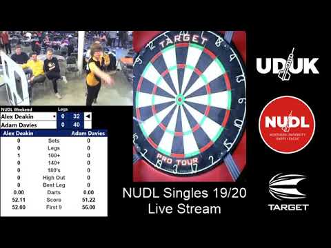 NUDL Singles 19/20 - Alex Deakin vs Adam Davies