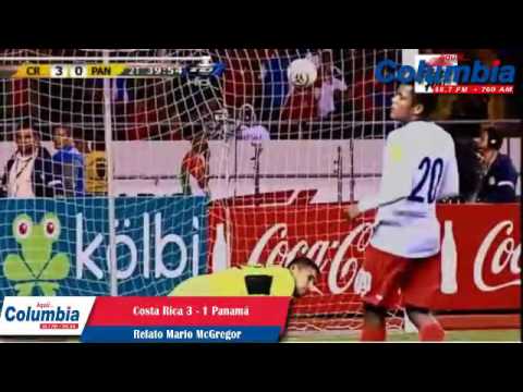 Gol de Ronald Matarrita Costa Rica 3-0 Panamá
