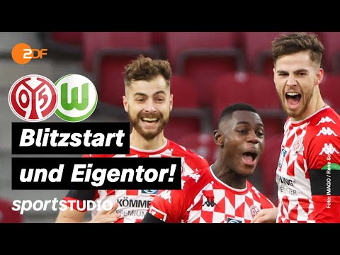 1. FSV Mainz 05 – VfL Wolfsburg Highlights | Bundesliga, 14. Spieltag | sportstudio