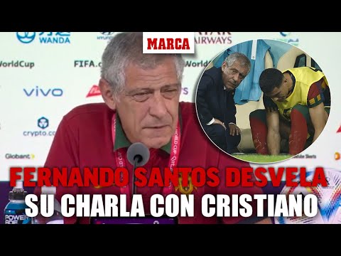 Fernando Santos desvela su charla con Cristiano: "Le dije que sería suplente..." I MARCA