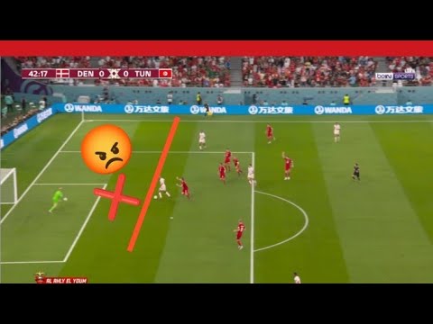 Issam Jebali Goals Ruled Offside By VAR (WC 2022 Review) | Denmark Vs Tunisia (22nd November, 2022)😳