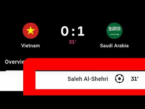 Saleh Al-Shehri Goal Vs Vietnam | Vietnam Vs Saudi Arabia | 0-1 |