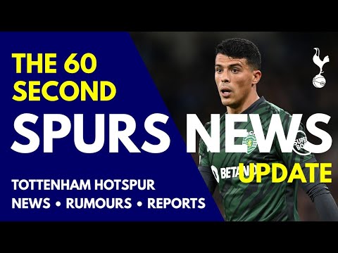THE 60 SECOND SPURS NEWS UPDATE: Stefan de Vrij, Sofyan Amrabat, Wilfried Singo, Pedro Porro, FA Cup