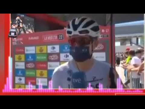 Carlos Rodríguez habla de su caída en la etapa de ayer. Etapa 19 •La Vuelta España 2022•