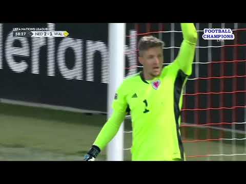 Wayne Hennessey Lügenverteidigung fabelhaft, Niederlande-Wales, UEFA Nations League 2022