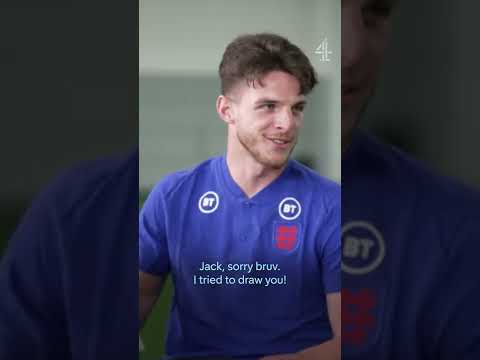 Declan Rice CANNOT draw 💀 #shorts Declan Rice CANNOT draw 💀 #shorts