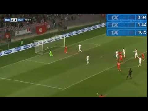 Tunisia - Turkey 2:1 - Ferjani Sassi Goal [1.6.2018]