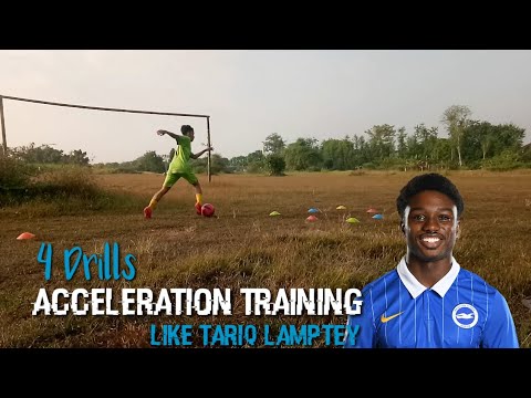 Pro Acceleration Training Like Tariq Lamptey | Football training - TrueIvann