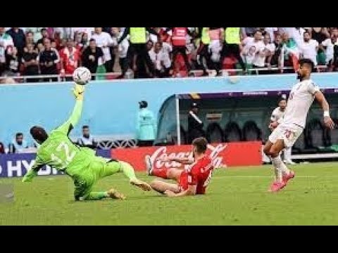 گل دوم ایران به ولز توسط رامین رضاییان