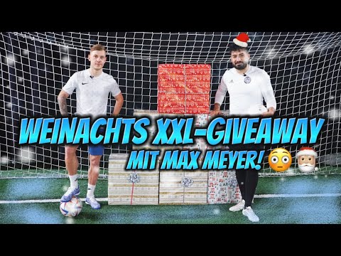 XXXL Weihnachts-Giveaway mit Fußballprofi Max Meyer 😱🎁 PS5, FIFA und vieles mehr!😳