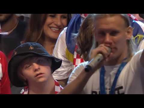 Ovdje nitko nije normalan - Čorluka & Vatreni // Vida & Vatreni i navijači - USTANI BANE