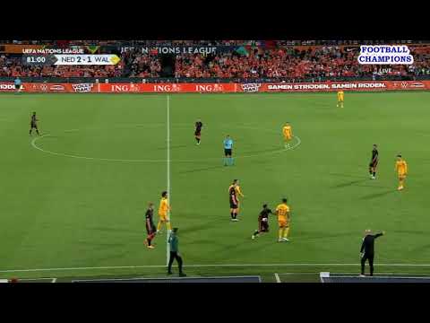 Sorba Thomas hat Dumfries hart niedergeschlagen, Niederlande-Wales, UEFA Nations League 2022