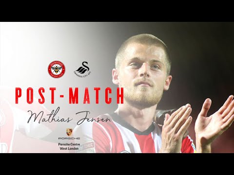 POST MATCH | Mathias Jensen | Swansea City