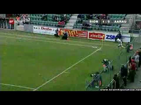 Kamil Grosicki First Goal For Sion ( FC Sion 1:0 Aarau )