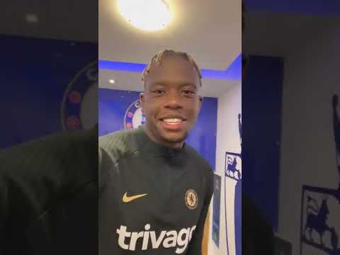 Denis Zakaria reaction after scoring on his debut for Chelsea vs Dinamo Zagreb