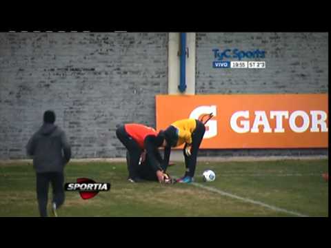 La patada de Orión que lesionó a Paredes en la práctica de Boca