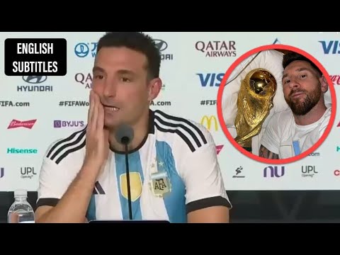 this is what MESSI told SCALONI before starting the WORLD CUP 🏆