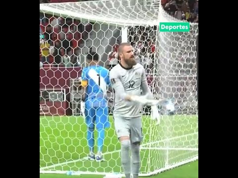 Australian Goalkeeper Throws Peru Keeper's Water Bottle Away and Wins Penalty Shoot Out! #Shorts
