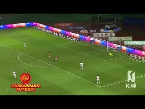 Gol Christian Bassogog - Guangzhou R&F x Henan Jianye - 27a Rodada da Super Liga da China 2017