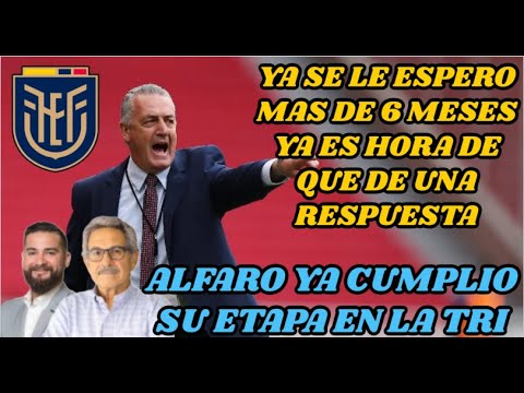 PRENSA "GUSTAVO ALFARO YA CUMPLIO SU CICLO EN LA TRI"|ALFARO ESTA CONFIADO YA DEBE DAR UNA RESPUESTA