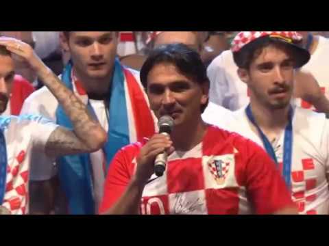 ZLATKO DALIĆ - emotivni govor na Trgu bana Josipa Jelačića u Zagrebu 16. 07. 2018.