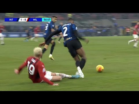 Theo Hernandez vs Inter [Battle vs Calhanoglu & Dunfries] 2022