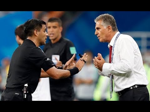 Iran manager Carlos Queiroz hits out at VAR after Cristiano Ronaldo escapes red card in Iran manager Carlos Queiroz hits out at VAR after Cristiano Ronaldo escapes red card in