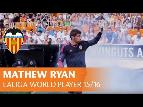 VALENCIA CF. Mathew Ryan nominated for LaLiga World Player Award