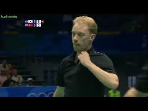 Lars Paaske/Jonas Rasmussen vs Jung Jae Sung/Lee Yong Dae - 2008 Beijong OG MD1R Highlights