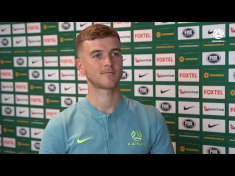 Riley McGree reacts to Socceroos call up | Interview | Socceroos
