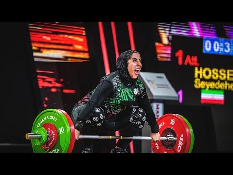 اتفاق تاريخي، الهام حسيني بانوي ايراني براي اولين بار قهرمان وزنه برداري آسيا شد