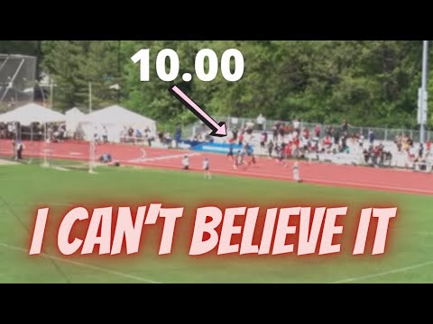 Ismael Kone Runs 10.00 100M (MEET RECORD) | NCAA East Preliminary 2022