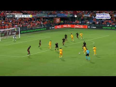 Ethan Ampadu Torschuss wenig Stolperstein, Niederlande-Wales, UEFA Nations League 2022
