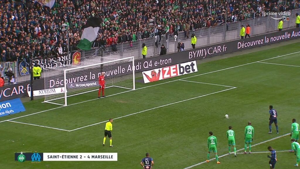 ASSE 2-4 OM • Le pénalty transformé en DEUX temps par Bamba Dieng ! • HD
