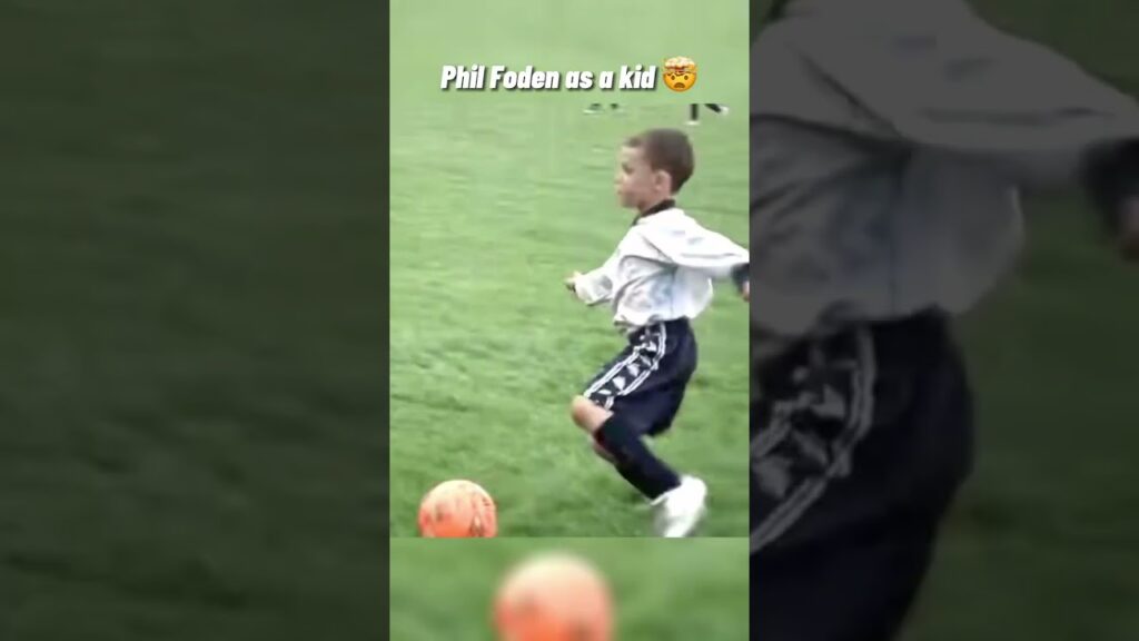 Phil Foden Playing Football As A Kid! 👦🏻 #shorts
