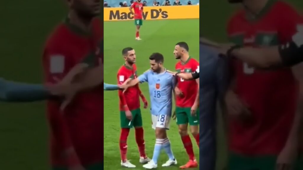 FIGHT ZIYECH ET SAISS VS GAVI ET ALBA I MOROCCO VS SPAIN
