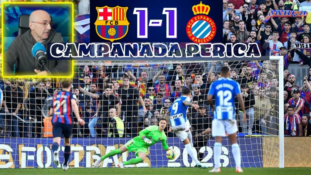 EL BARCELONA SE ESTRELLA ANTE EL ESPANYOL, SIGUE LÍDER. LO DE PEDRI, DE JONG, LEWANDOWSKI Y MATHEU