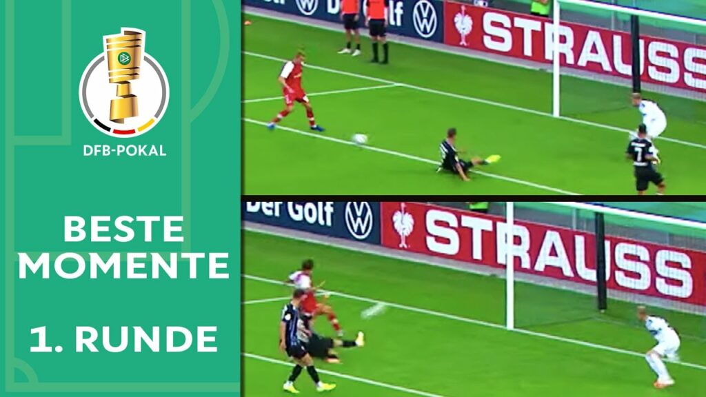 2x frei vor dem leeren Tor 🙈 Freiburger mit irrem Fail! Die besten Momente der 1. Runde im DFB-Pokal