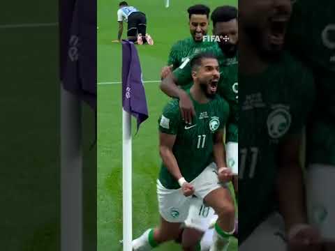 2022 Saleh AlShehri scores for Saudi Arabia vs Argentina ShortsFIFAWorldCup