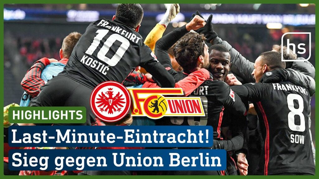 Highlights: Eintracht Frankfurt - Union Berlin (2:1) | 1. Bundesliga - 13. Spieltag