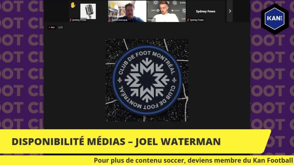 #MLS - Disponibilités Médias Djordje Mihailovic et Joel Waterman | Crédit #CFMTL