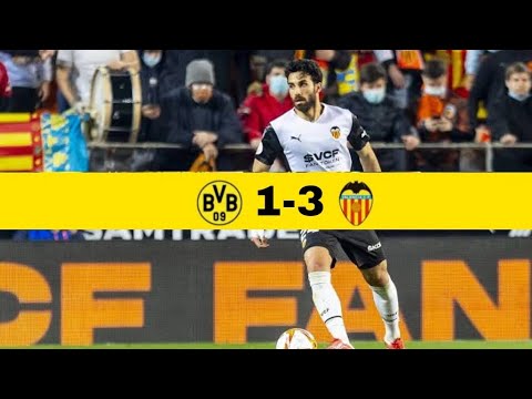 Crazy Football Skills 2022- Borussia vs Valencia 1-3 - Extеndеd Hіghlіghts & All Gоals  HD