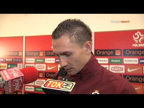 Artur Jędrzejczyk po meczu z Czarnogórą (06.09.2013, Warszawa)