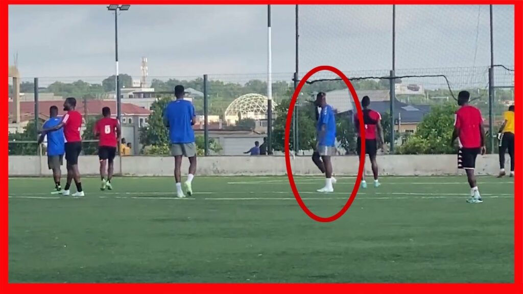 MOHAMMED SALISU IN GHANA, TRAINS AT MADINA PARK