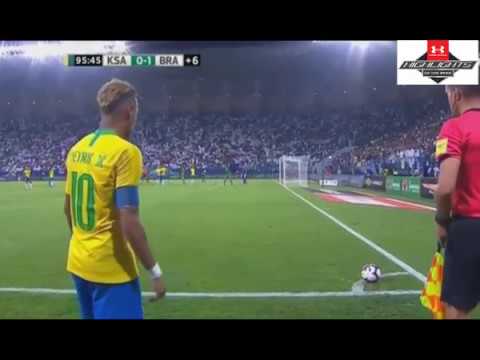 Alex Sandro (0: 2) The match between Saudi Arabia and Brazil (0: 2) 10/12/2018
