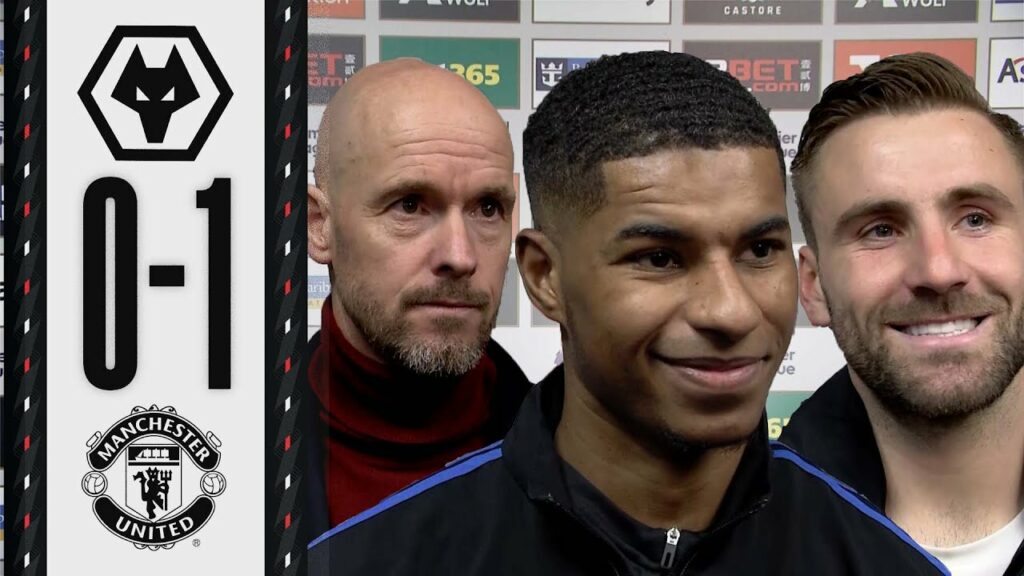 Ten Hag, Rashford & Shaw React To Win At Molineux 🙌 | Wolves 0-1 Man Utd