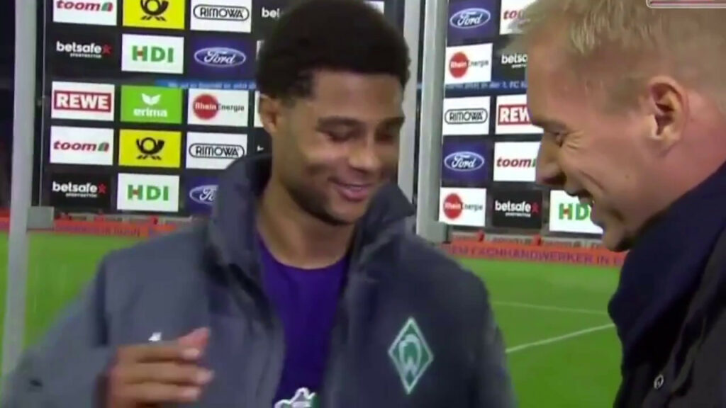 Witziges Interview mit SERGE GNABRY