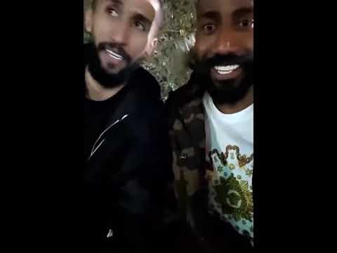 سلمان الفرج انتقل للنصر 🤔 | سلمان الفرج مع حارس النصر وليد عبدالله